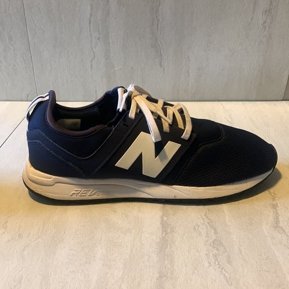 New Balance 247 Navy White Running Athletic Shoes Sneakers Men\'s 8.5D Walking main image 15